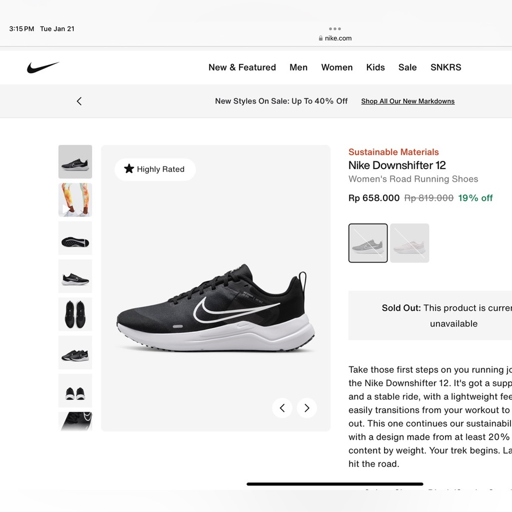 NWT Nike Downshifter 12 Women’s